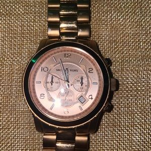 Michael Kors Men's Watches Runway Chronograph Rose Gold-tone MK8096 $45